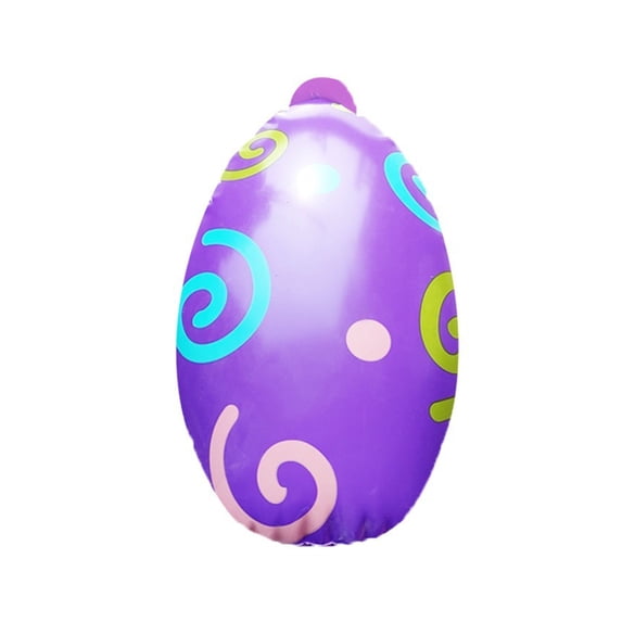 Jumbo Inflatable Giant Easter Eggs 16 Inch Colorful Blow up Easter Eggs Decor Ornaments for Indoor Outdoor Yard Garden Party