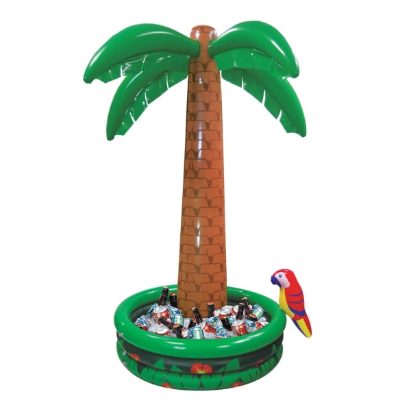 Jumbo Inflatable Palm Tree Cooler, Inflates then Packs up for Storage