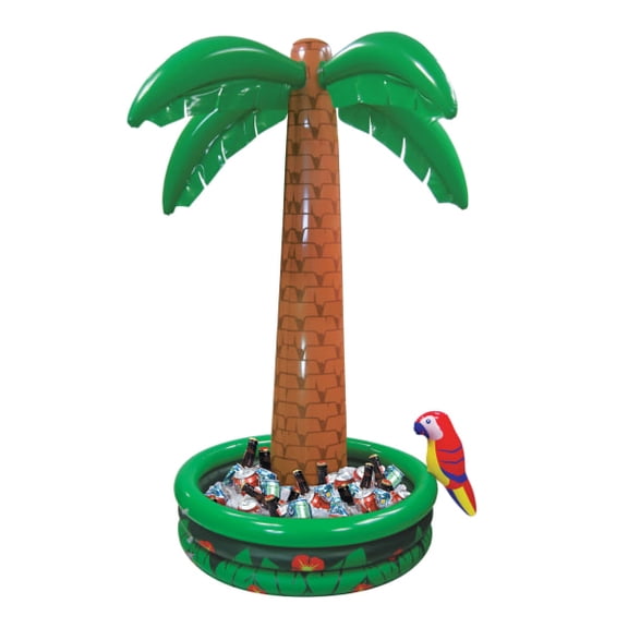 Jumbo Inflatable Palm Tree Cooler, Inflates then Packs up for Storage