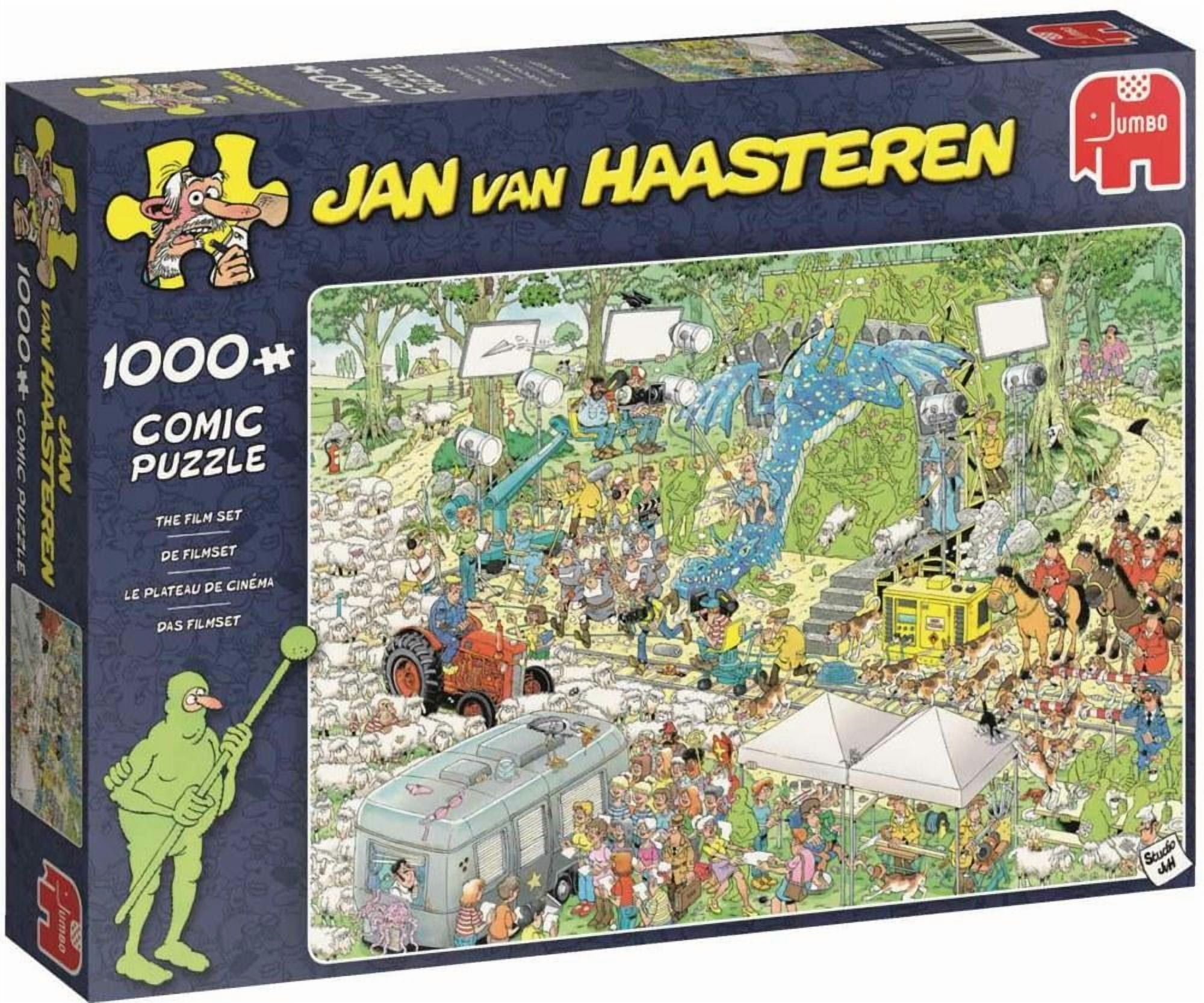 Jumbo, Jan Van Haasteren - The TV Studios, Jigsaw Puzzles for Adults, 1000 Piece