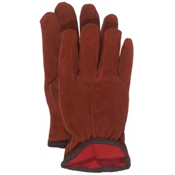 Jumbo Lined Split Leather Gloves