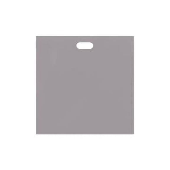 SSWBasics Jumbo Low Density Gray Merchandise Bags - 20W x 5D x 20H  - Case of 500-Durable Gray Plastic Shopping Bags with Handles  Colorful Merchandise Bags  Retail Merchandise Bags with Handles
