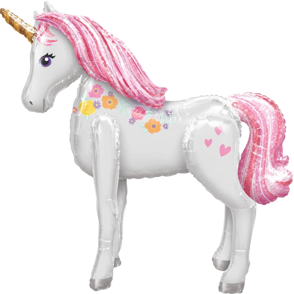 MAYFLOWER DISTRIBUTING Jumbo Magical Unicorn Airwalker Balloon, 46in