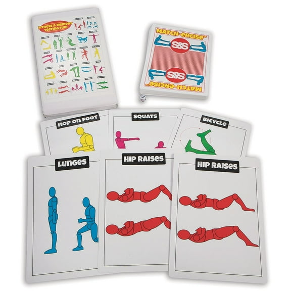 Jumbo Match-Ercise Game, 8.5 x 11.75