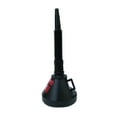 thumbnail image 1 of Jumbo Mess Free Plastic Wide Mouth Oil Funnel w/ Long Flexible Extension Garage Automotive Accessory, 1 of 4