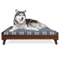 thumbnail image 1 of FurHaven Modern Dog & Cat Bed Frame, Walnut Veneer, Jumbo (40-in), 1 Count, 1 of 8