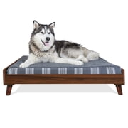 FurHaven Modern Dog & Cat Bed Frame, Walnut Veneer, Jumbo (40-in), 1 Count