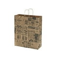 thumbnail image 1 of SSWBasics Jumbo Newsprint Paper Shopping Bags - 16”L x 6”D x 19”H - Case of 100, 1 of 1