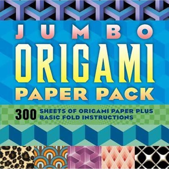 Pre-Owned Jumbo Origami Paper Pack: 600 Pieces of Origami Paper Plus Basic Fold Instructions (Paperback) 1454912316 9781454912316