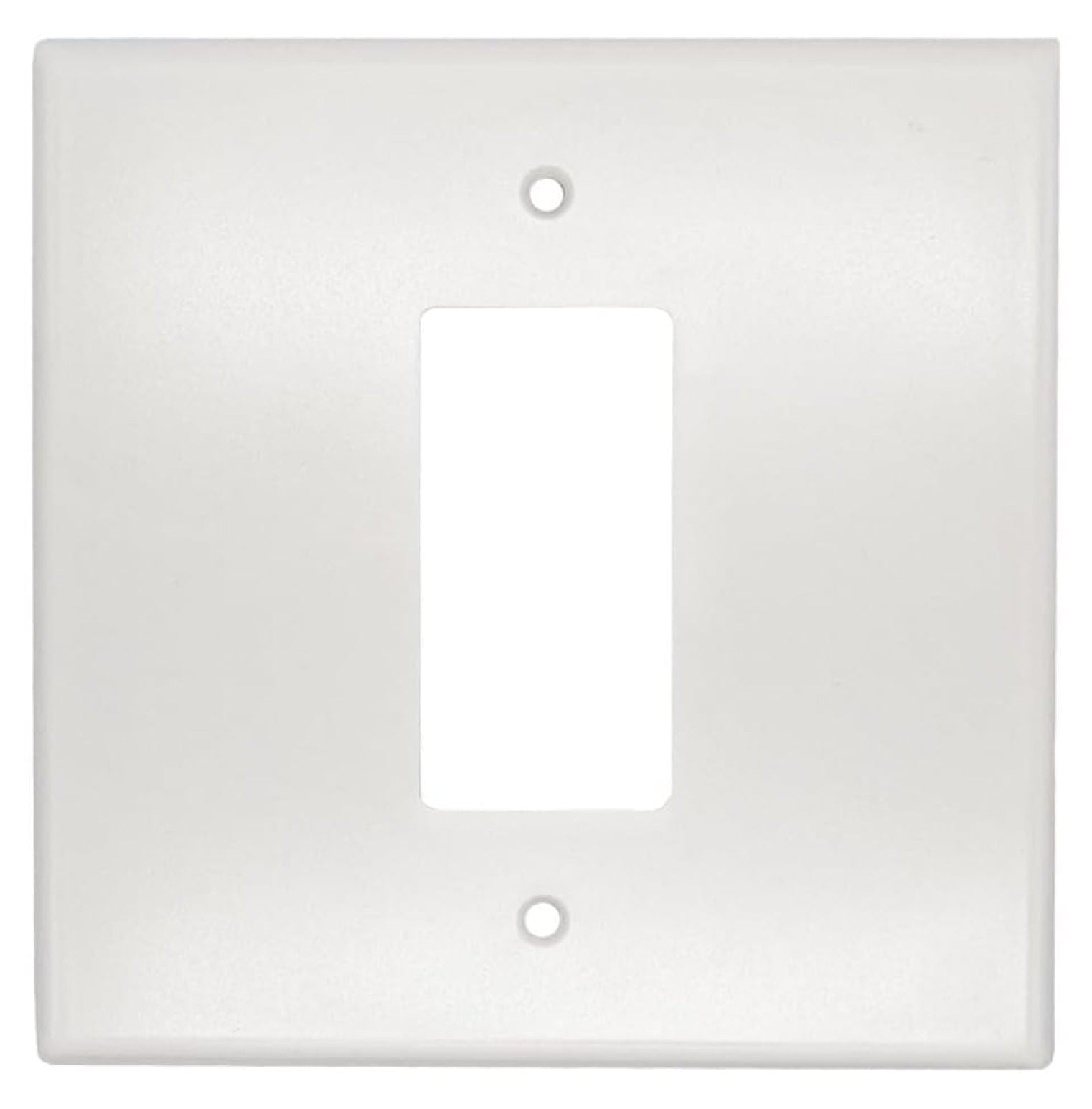 Jumbo Over Sized Paintable Wall Plate, Duplex Outlet (5, Rocker/GFCI)