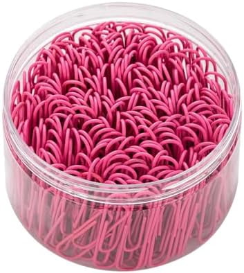 Jumbo Paper Clips, 2 Inch Large Paper Clip, 300 pcs Paperclips, Pink
