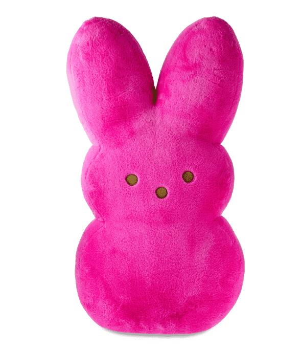 Jumbo Peeps 36 Inch Easter Bunny Plush Stuffed Animal Toy Easter Decoration (Pink)