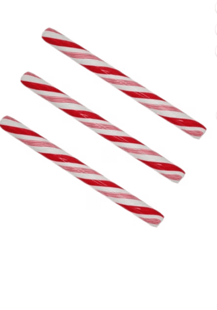 Rectangular Peppermint Jumbo Peppermint Sticks Classic Peppermint Flavor 3 Count 9 Inch 3.5 Oz ...