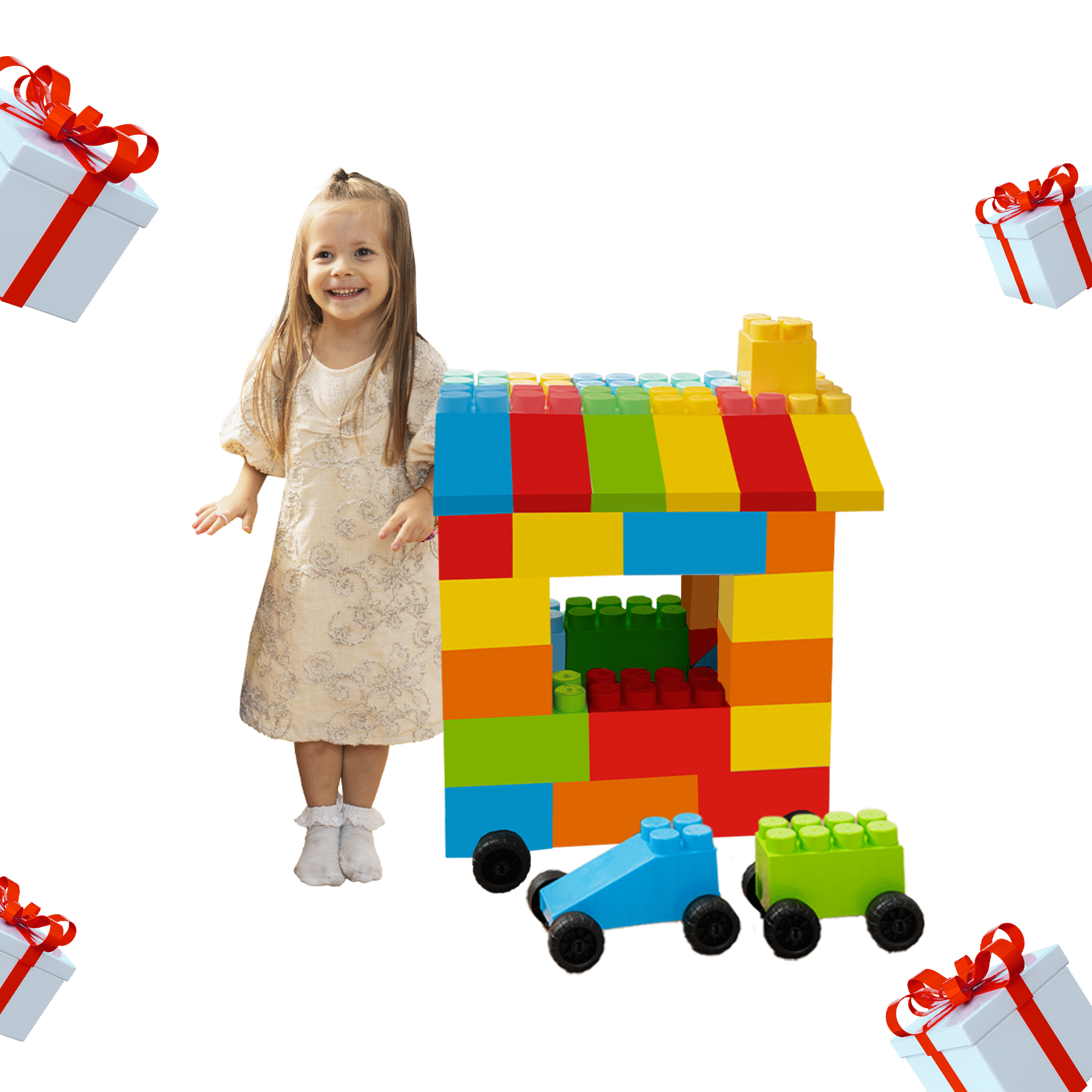 Brinquedo Para Montar Tipo Lego Block Legal 86 Peças Xplast em Promoção na  Americanas