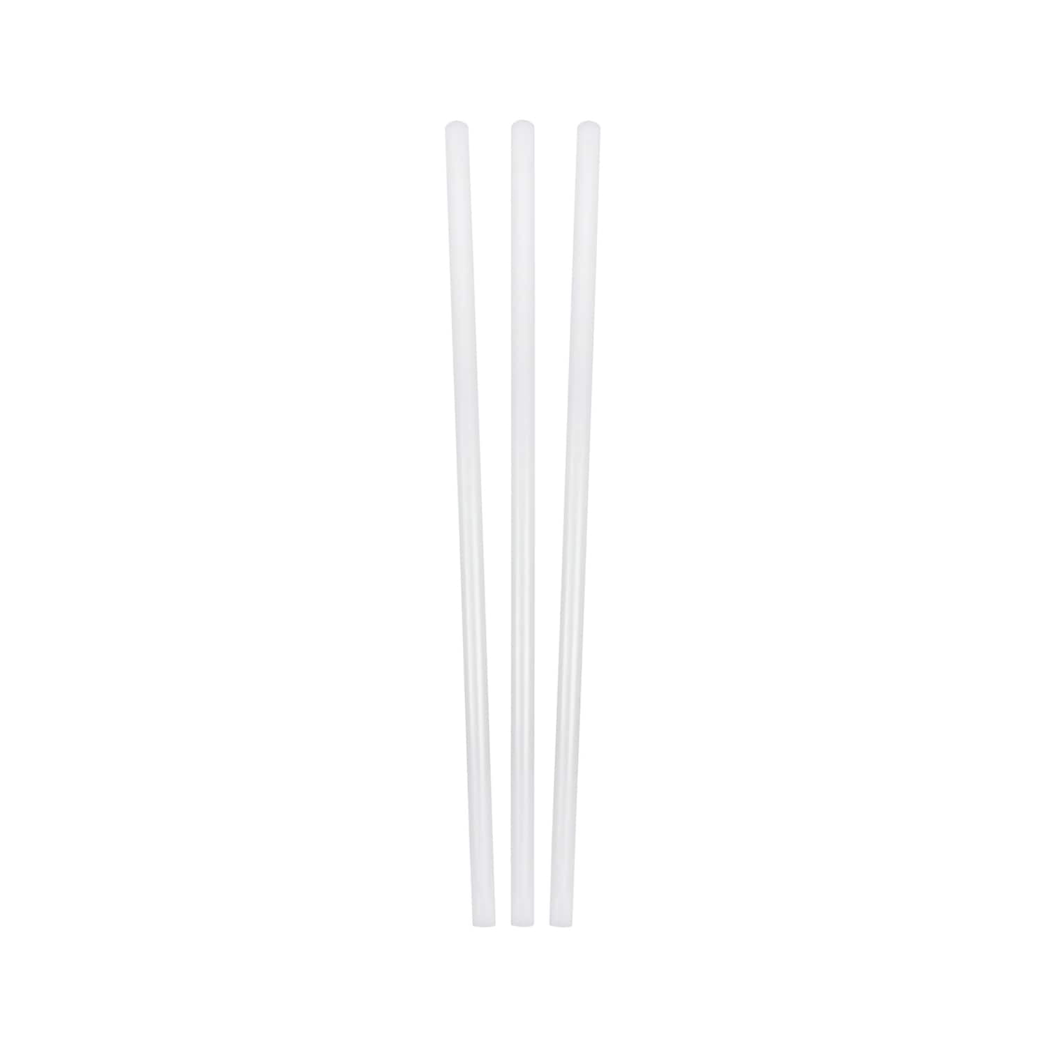 Jumbo Plastic Straw, 7.75, Clear, 500/box, 24 Boxes/carton
