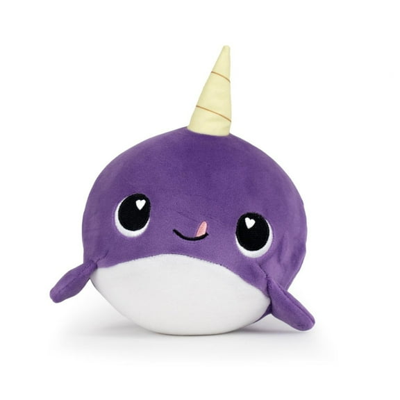Jumbo Plushy Skwishy BonBon the Purple Narwhal Slow Rise Foam Plush Toy