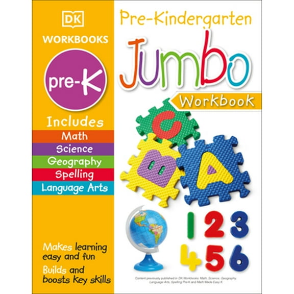 Pre-Owned Jumbo Pre Kindergarten Workbook (Paperback) 0744032962 9780744032963