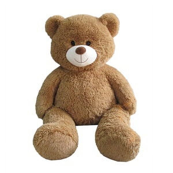 Jumbo Promo Dark Brown Bear Plush for All Ages, by Holiday Time ...