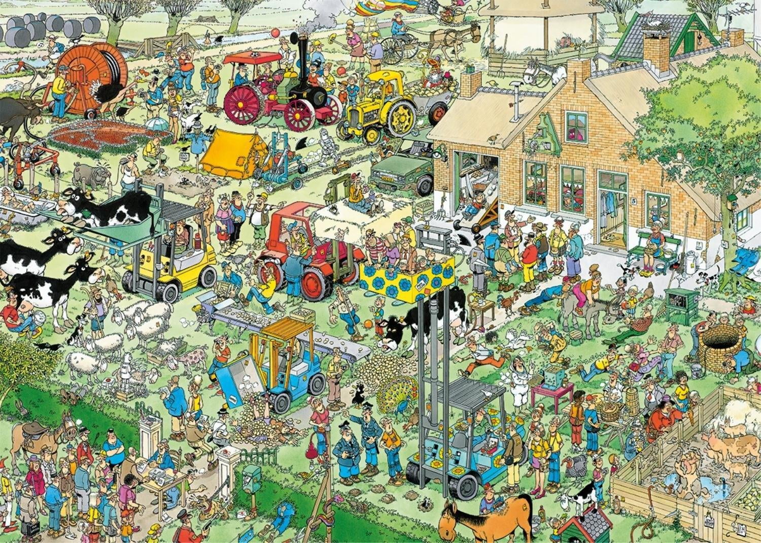 Jumbo : Puzzle 1000 pcs / Visit to the farm