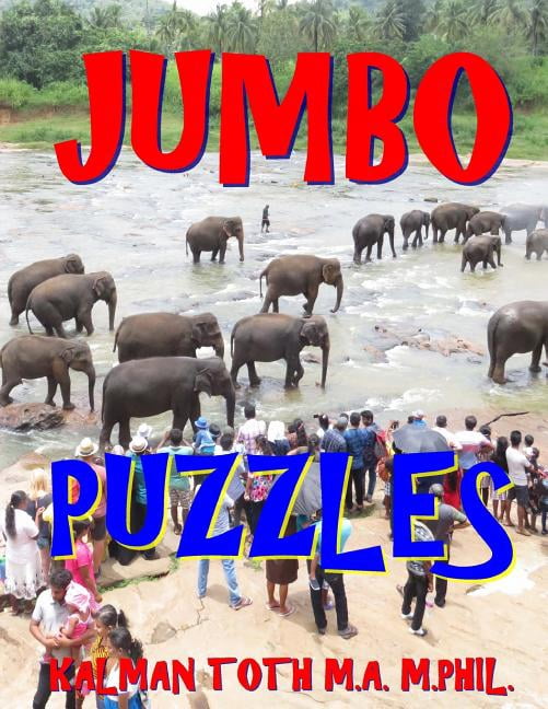 Jumbo Puzzles: 133 Giant Print Word Search Puzzles (Paperback)