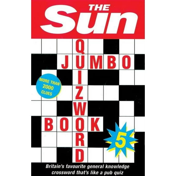 The Sun Puzzle Books Sun Jumbo Quizword Book 5, (Paperback)