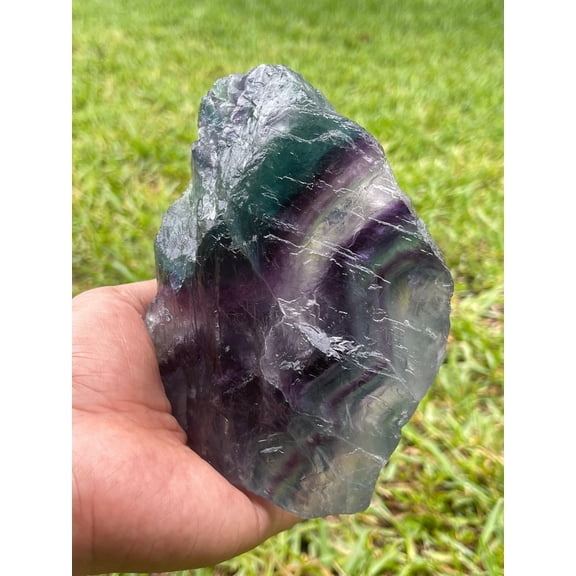 Jumbo Rainbow Fluorite Rough Stones, Natural Rainbow Fluorite, Raw Fluorite Crystals (2-3 lbs)