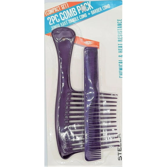 Jumbo Rake and Barber Comb Combo Set