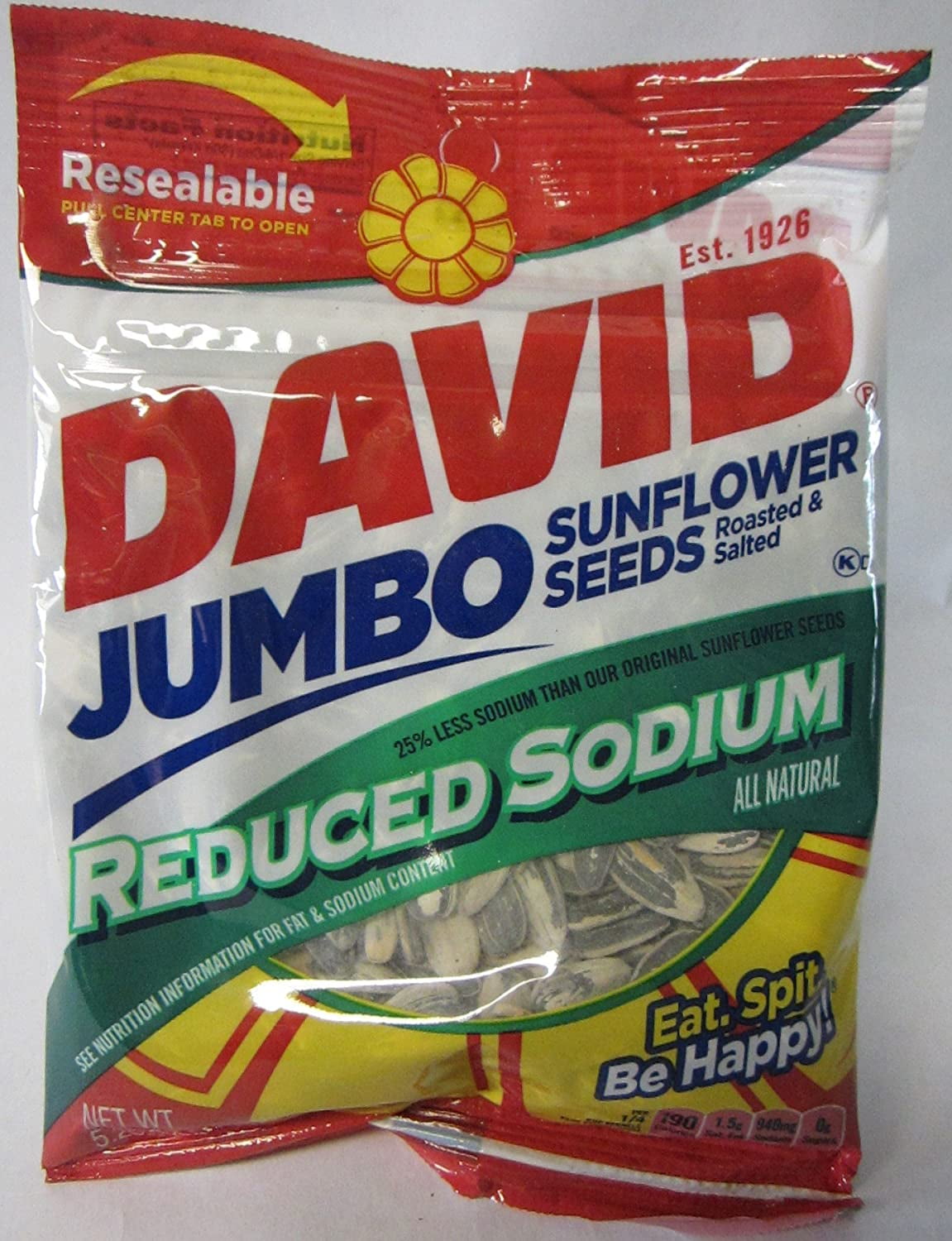 Jumbo Reduced Sodium Sunflower Seeds (4 Pack) 5.25 oz each