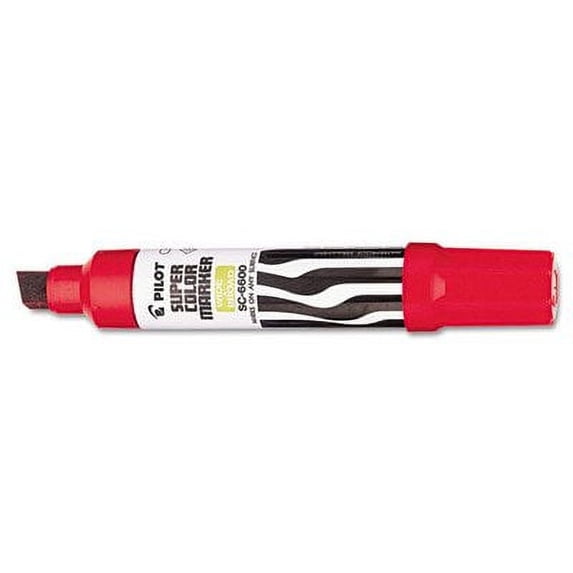 Jumbo Refillable Permanent Marker [Set of 2] Color: Red