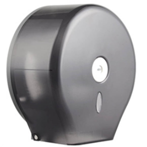 Jumbo Roll Toilet Tissue Paper Dispenser, Commercial Toilet Paper Holder Single Roll Round Toilet Paper Dispenser with Lock Key for Commercial Home