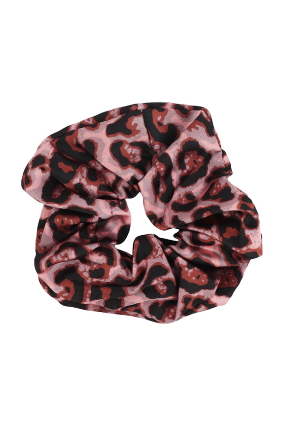 Jumbo Satin Hair Scrunchie, Patterned Elastic Hair Tie