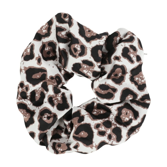 Jumbo Satin Hair Scrunchie, Patterned Elastic Hair Tie