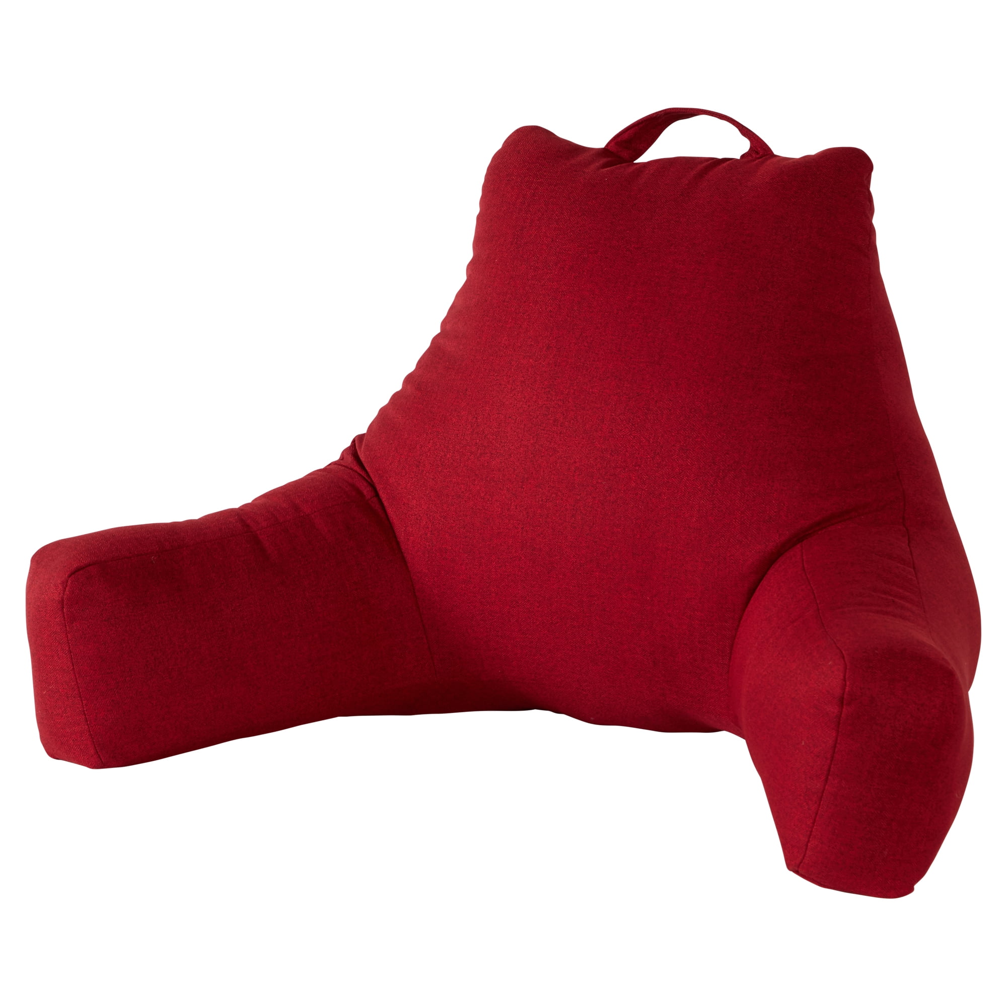 Jumbo Scarlet Polyester Bed Rest Pillow