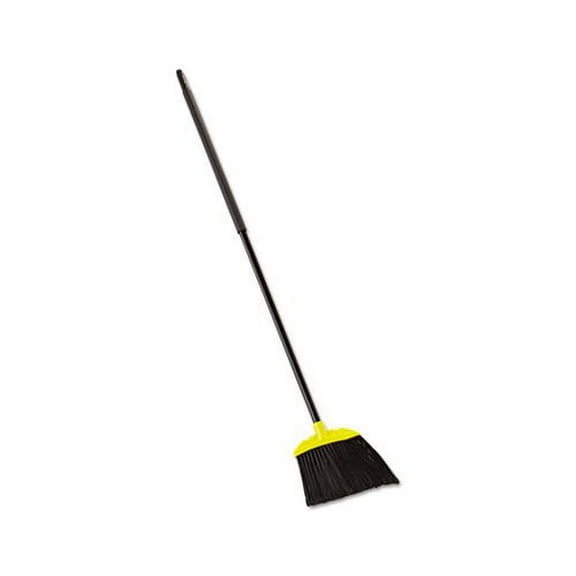 Jumbo Smooth Sweep Angled Broom 46" Handle, Black/Yellow