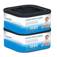 thumbnail image 1 of Jumbo Square Refills Disposal Bags Refill Compatible with Genie Diaper Compact, Select Pails, Hold Up to 1080 Newborn-Sized Diapers Per Refill，2 Packs, 1 of 7