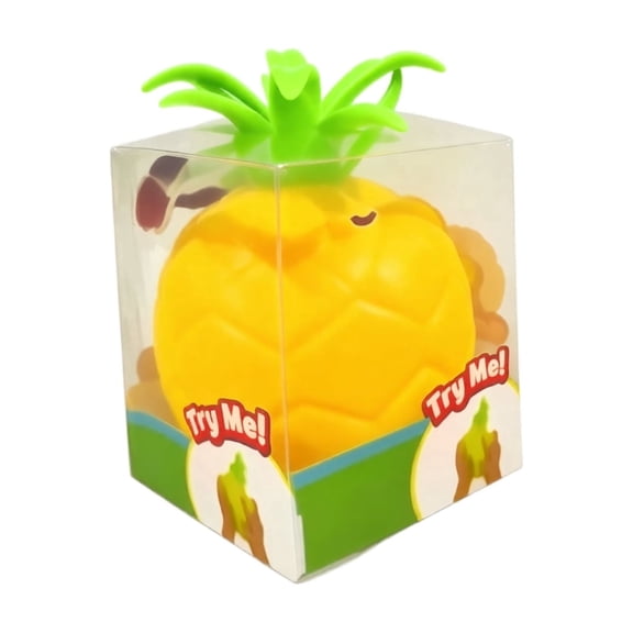 Jumbo Squishy Pineapple – Giant 6.5-Inch Squishy Fruit Stress Relief Balls – Soft Slow Rising Squeeze Sensory Anxiety Stress Party Favor Ball for Adults(D-pineapple)