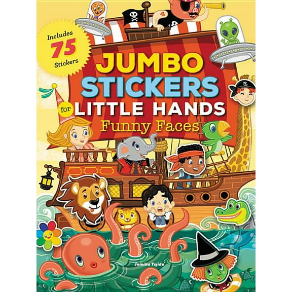 Jumbo Stickers for Little Hands: Jumbo Stickers for Little Hands: Funny Faces : Includes 75 Stickers (Paperback)