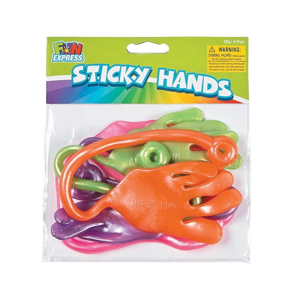 Jumbo Sticky Hands By Fun Express