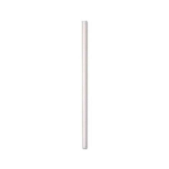 Jumbo Straws Polypropylene, 7 3/4" Long, Translucent, 250/Pack, 50 Pack/Carton