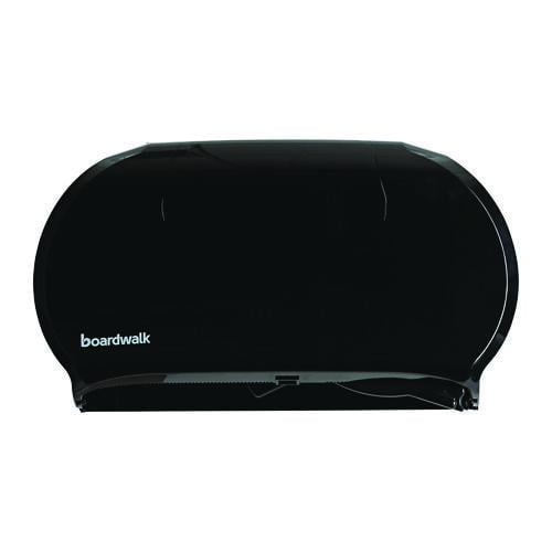Boardwalk Jumbo Twin Toilet Tissue Dispenser ,DISPENSER,9",TWIN JRT,BK
