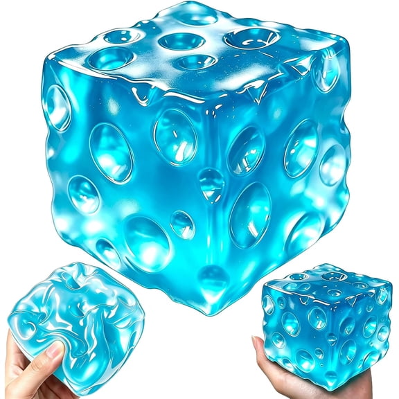 Jumbo Cheese Squishy, Big Cheese Squishy Jumbo,Moldable Non-Rebound Fidget Toy for Teens Adults