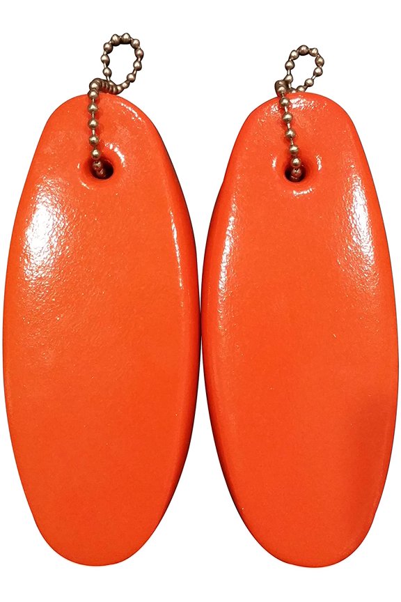 Jumbo Vinyl Coated Floating Keychain Key floatsMade in The USA