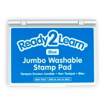 READY 2 LEARN Jumbo Washable Stamp Pad - Blue - 6.2"L x 4.1"W