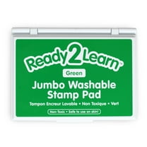 READY 2 LEARN Jumbo Washable Stamp Pad - Green - 6.2"L x 4.1"W