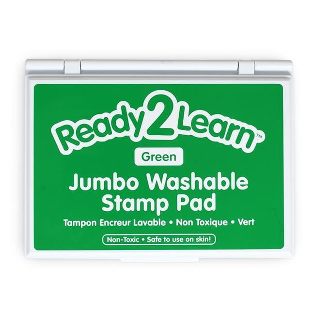 Jumbo Washable Stamp Pad, Green - Case of 2