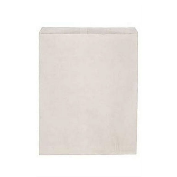 Jumbo White Kraft Paper Merchandise Bags - 17”W x 3”D x 24”H - Case of 500
