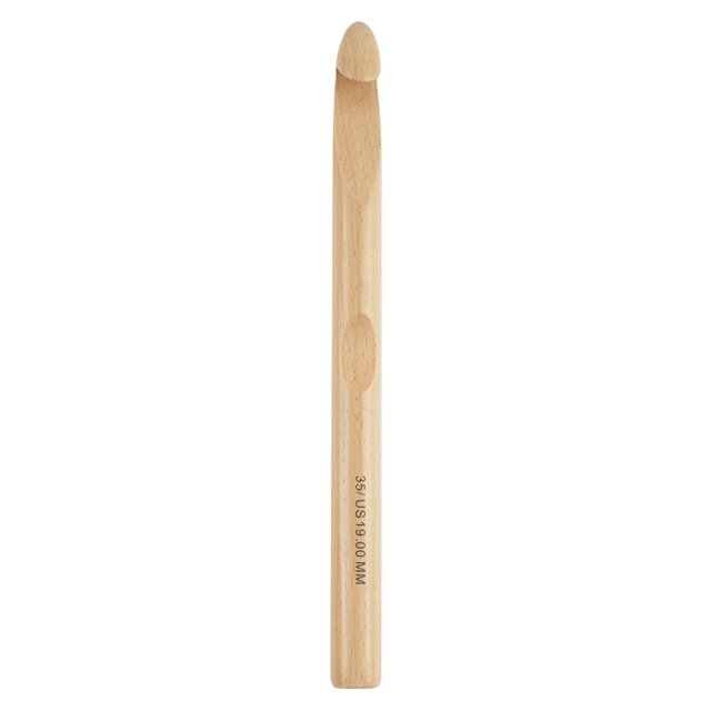 Jumbo Wood Crochet Hook by Loops & Threads 35 / 19mm Large Crochet