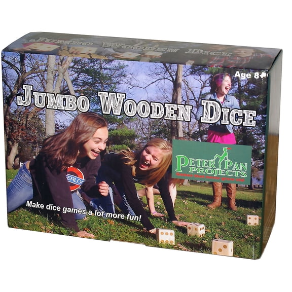 Jumbo Wooden Dice Game by University Games