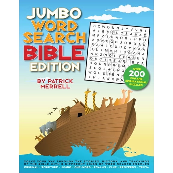 Jumbo Word Search: Bible Edition, (Paperback)