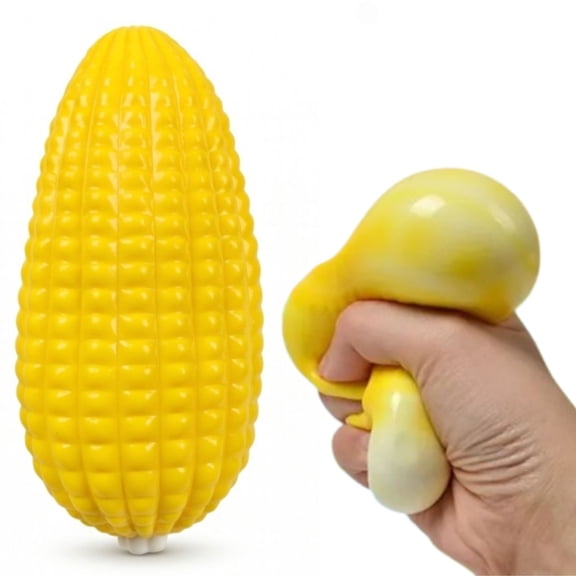 Jumbo Yellow Corn Squishy Toy , 8in Corn Shape Stress Ball Slow Rising Vegetable Fidget Toy for Stress Relief & Anxiety Relaxation 2026